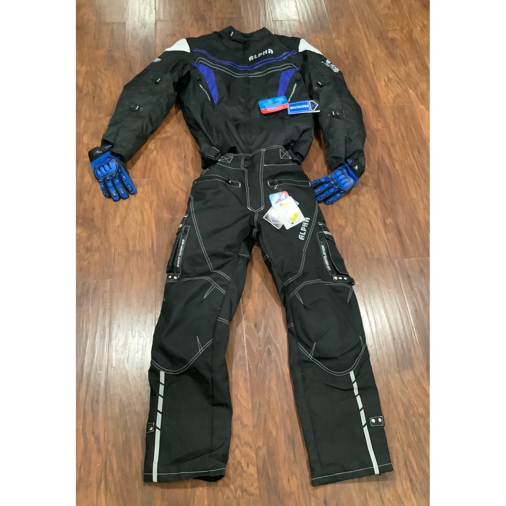 ALPHA Cycle Gear Motorcycle/Dirt-bike Jacket /pants And Gloves New